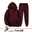 Men's Women's Tracksuit Sweatsuit Casual Fall Long Sleeve Velvet Thermal Warm Soft Fitness Running Jogging Sportswear Activewear Solid Colored Dark Grey Black White