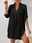 Women's Swimwear Cover Up Swim Dress Swimsuit Vacation Beach Wear Solid Color Long Sleeve Bathing Suits