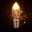 E10 Candle Light Bulbs 34V 3W Warm White Replacement Bulbs for Arch Candle Fairy Lights Tapered Candle Top Candle 10Pcs