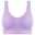Underwear Women's Plus Size Deep U Comfortable Beauty Back Yoga Vest with Pads No Steel Ring Gathered Shock-proof Sports Bra