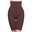 Women's Black Purple Brown Bone Seamless High Waisted Going out Undergarments M / L