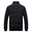 Men's Winter Coat Winter Jacket Puffer Jacket Cardigan Pocket Zipper Pocket Going out Casual Daily Hiking Windproof Warm Winter Pure Color Black Red Light Grey Army Green Puffer Jacket