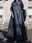 Women's Linen Maxi Shirt Dress Geometric Button-up Long Sleeve Fashion Daily Spring Fall Winter S-5XL