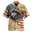 Men's Shirt Summer Hawaiian Shirt Graphic Prints Eagle American Flag Turndown Black White Yellow Light Green Pink Casual Hawaiian Short Sleeve Print Button-Down Clothing Apparel Tropical Fashion