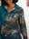 Women's Shirt Blouse Button Print Casual Basic Neon & Bright Long Sleeve Shirt Collar Green Spring Fall