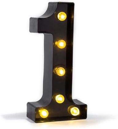 LED Letters Lights 26 Alphabet & Arabic Battery Operated Black Decorative Marquee Lamps for Events Wedding Party Birthday Home Bar(Cool Black) Newly Design