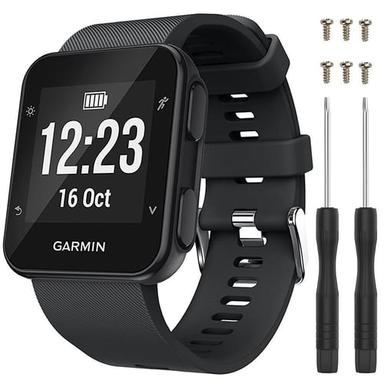 Watch Band for Garmin Forerunner 35/30, Approach S10 Silicone Replacement  Strap Breathable Sport Band Wristband
