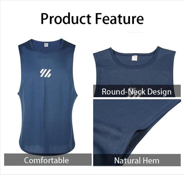 Men's Vest Top Tank Graphic Tee Solid / Plain Color Round Hot Stamping Running Gym Sleeveless Print Clothing Apparel Gymnatics