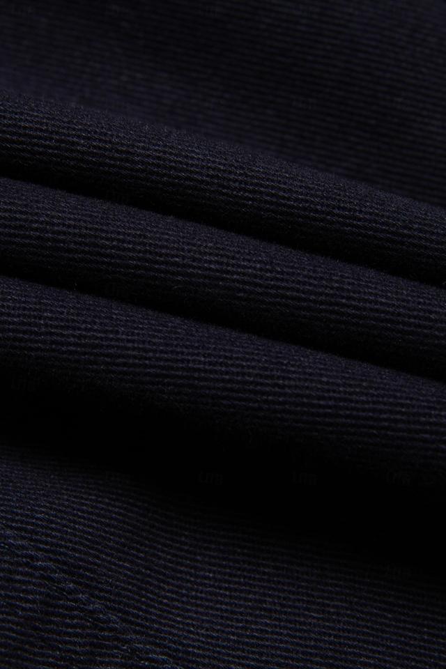 Men's Cargo Shorts Chino Shorts Bermuda shorts Work Shorts Pocket Plain Comfort Breathable Knee Length Outdoor Casual Daily Cotton Blend Fashion Streetwear Black Wine